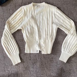 Wilfred plunge neck cardigan